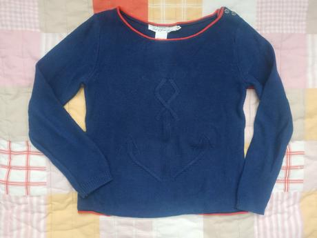 Námornícky pulóver, h&m,122