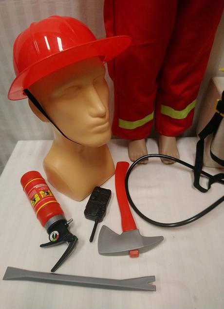 3diel. kostým požiarnik sam 2 hasiace sady 104-116,