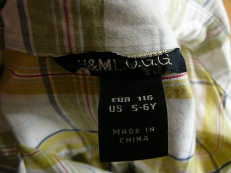 Chlapcenska kosela, h&m,116