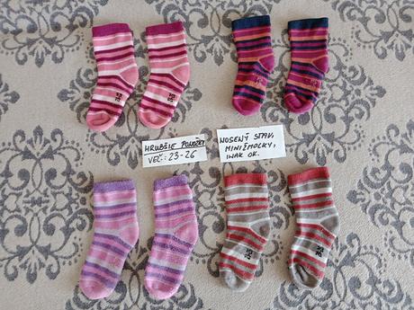 Hrubšie ponožky veľ.23-26, 23