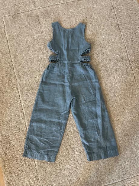 Ľanový letný overal, zara,128