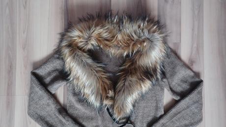 Kardigán s kožušinou,