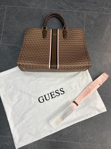 Kabelka guess veľká hnedá, guess