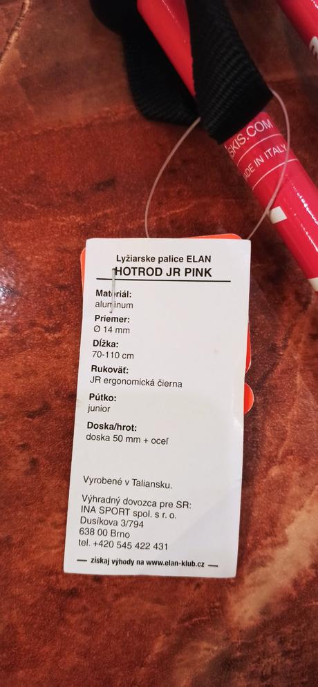 Lyziarske palice, 110 cm