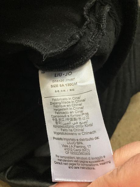Nádherná kožená bundicka zn.liu jo vel.130, liu jo,128