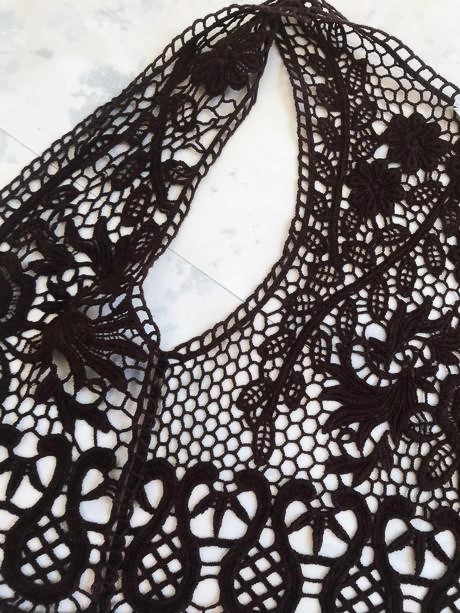 Krátke bavlnené madeirové bolerko/vesta, c&a,m