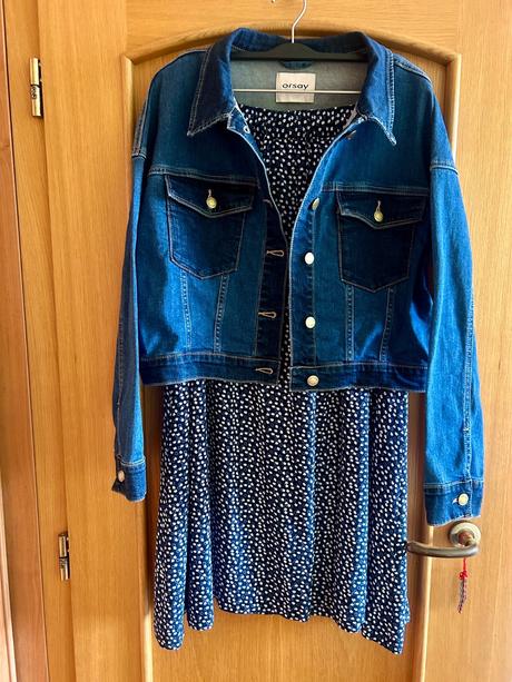 Moderná kratšia riflová bunda zn.orsay č.38, orsay,38