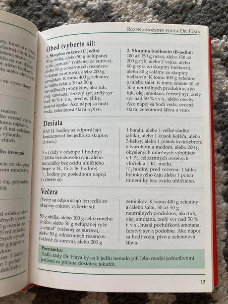 Oddelená strava doma a v reštaurácii (1999), 