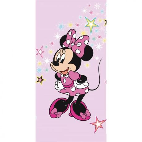 Detská osuška minnie hviezdičky - skladom,