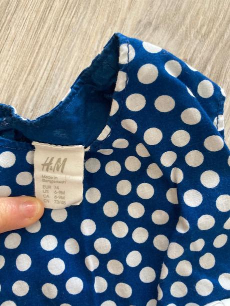 Šatky hm, h&m,74