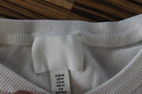 Úpletové tričko h&m v. s, h&m,m