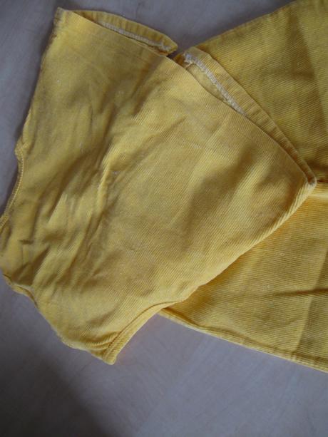 Žltá vestička + nohavice, 86