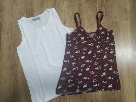 2x dievčenské tielko v.134, 134