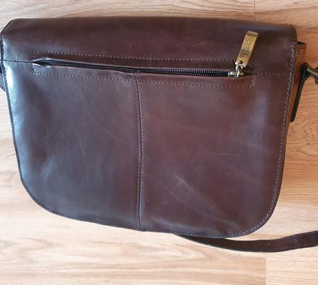 Kožená kabelka claudio ferrici, 