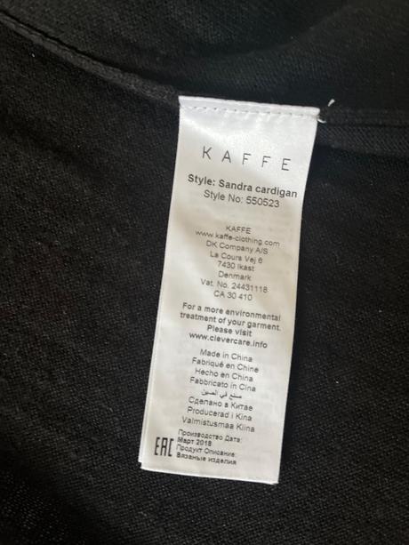 Kaffe kardigan vel.s-m, m