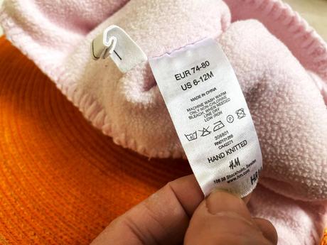 Teplá čiapka podšitá flisom 74/80, h&m,80