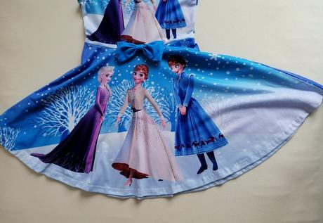 Elsa, anna princeznovské šaty frozen veľ.120, 