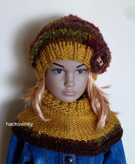 Hackovane, pletene supravky -ciapky pre dospelych, 38 - xxl