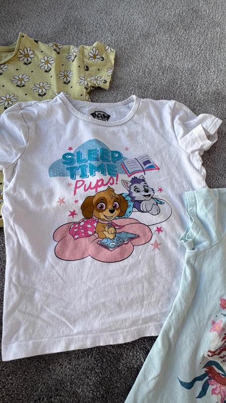 Tričká 3ks f&f, sinsay, disney 128, f&f,128