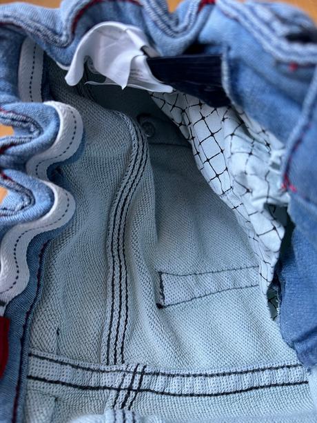 Teplaky v jeansovom vzhlade top stav 78 cm, s.oliver,134