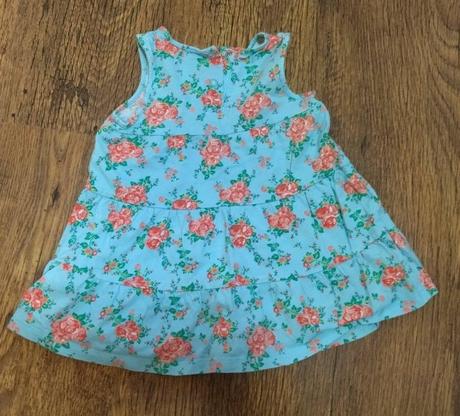 Šaty hm kvetinky, h&m,80