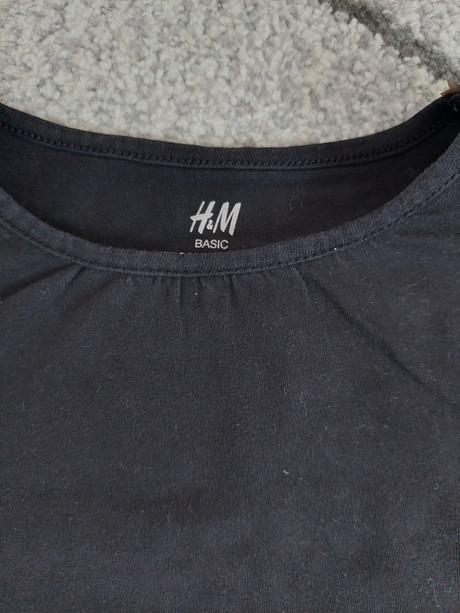 Tričko basic 110/116, h&m,110