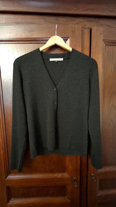 Metalický trblietavý kardigan - s, s