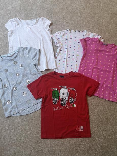 Tričká 122/128, lindex,122