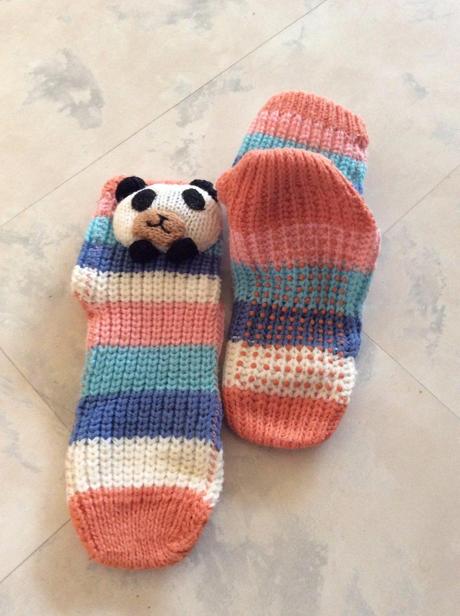 Teplé protišmykové papučky/ponožky, 38