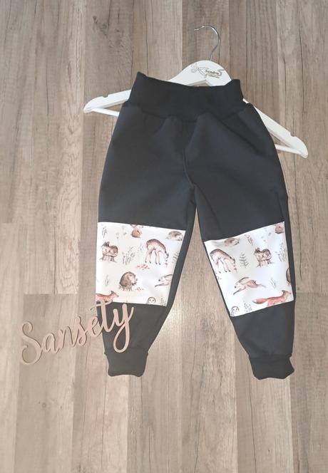 Softshell nohavice, 80 - 140