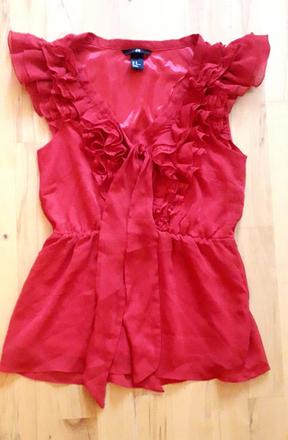 Volanovy top ako novy, h&m,m