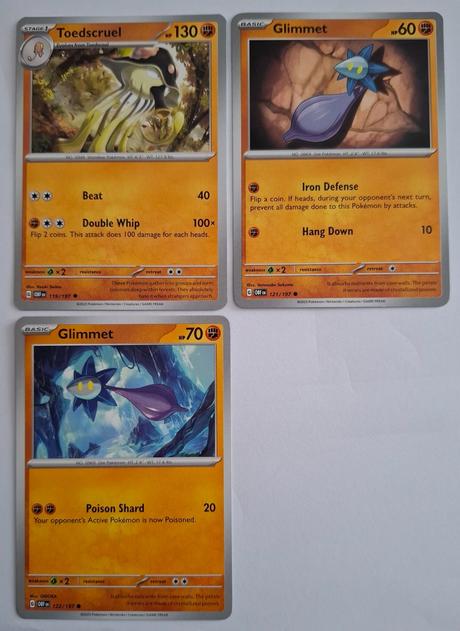 Pokémon karty "obsidian flames" (6),