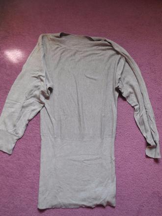 Siva tunika svetrik, s