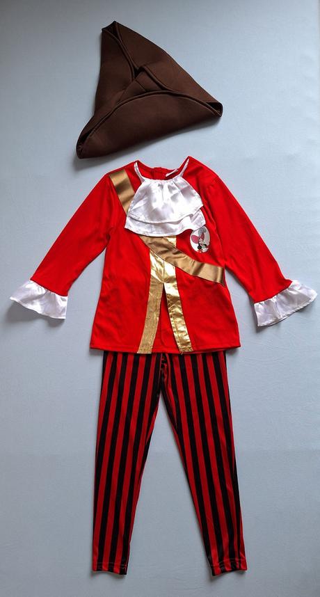 Kapitán hook / pirát exkluzívny kostým veľ.110-116,