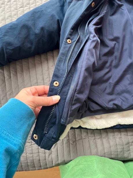 Zimná dievčenská bunda - 3v1, sergent major,122