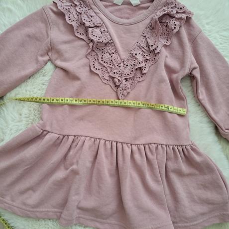 Šaty fialové, h&m,104