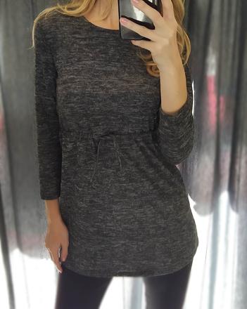 Predĺžený svetrík / šaty, s