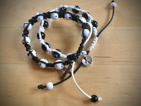 Ruženec desiatok - náramok, 