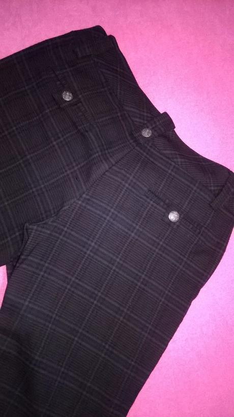 Dámske kárované nohavice, 36