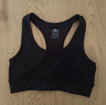 Čierna športová podprsenka crivit, crivit,s