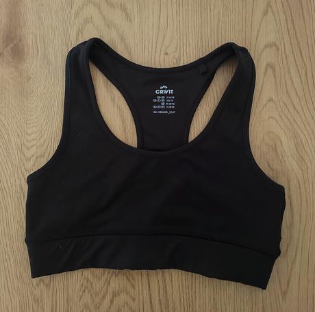 Čierna športová podprsenka crivit, crivit,s
