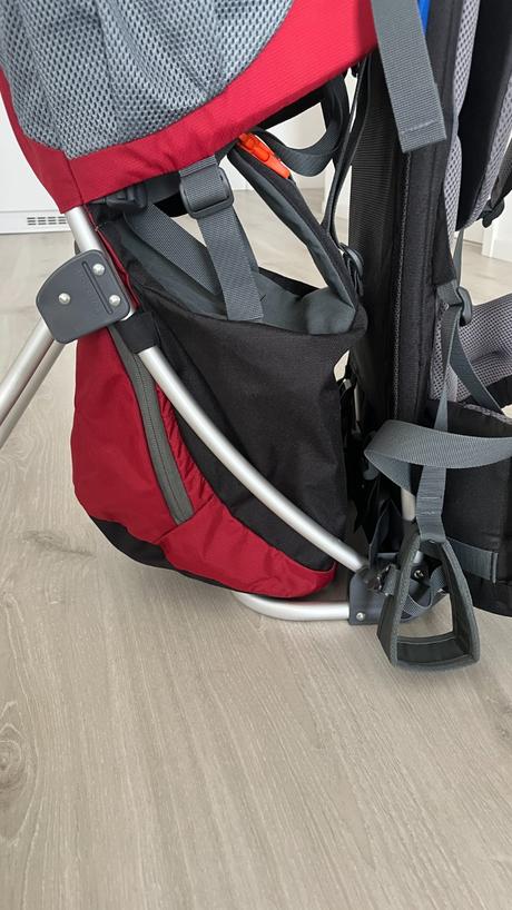 Turistiský nosič corazon panda červený, 