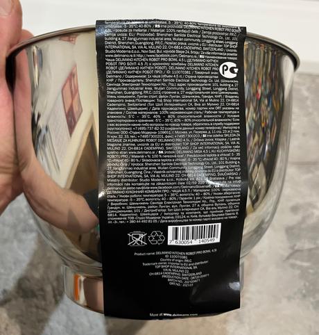 Delimano pro nová nerezová misa na kuchynský robot,