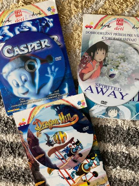 Dvd rozprávky 3ks, 