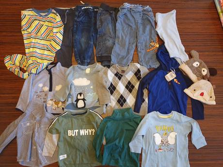 Balík oblečenia chlapec 6m-1rok, 68–80