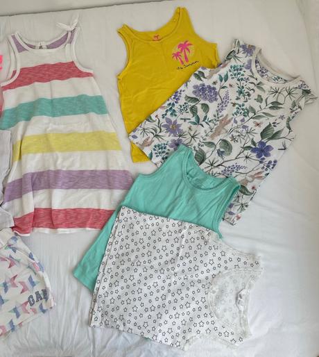 98/104 babský letný balíček vecí za 10e, 86–98