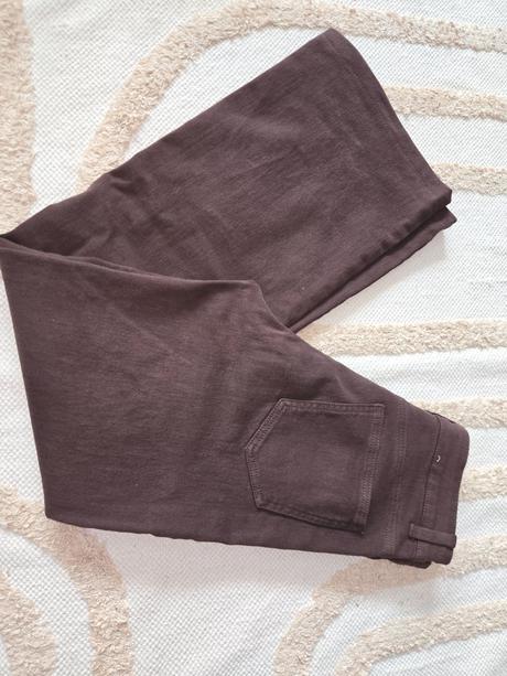 Široké wide leg hnedé, c&a,xs