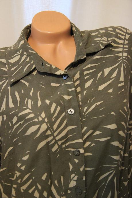 Vzorovaná viskózová košeľa, l/xl, l