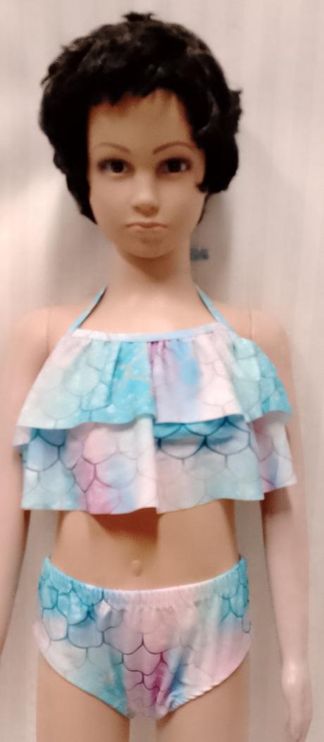 3 set plavecký morská víla viacfarebná, 130 cm, 134