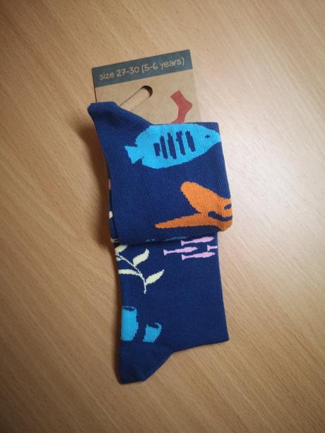 Ponožky s podmorským motívom v. 27-30 zn. fusakle, 28